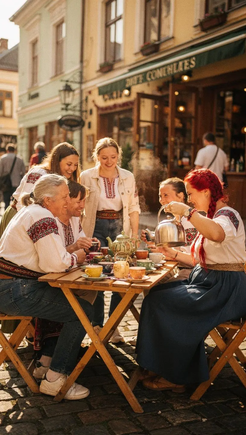 Mobilioji programa, rodanti arbatos gėrimo rutinų stebėsenos grafikus.